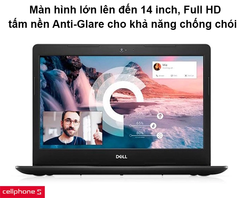 màn hình lớn lên đến 14 inch