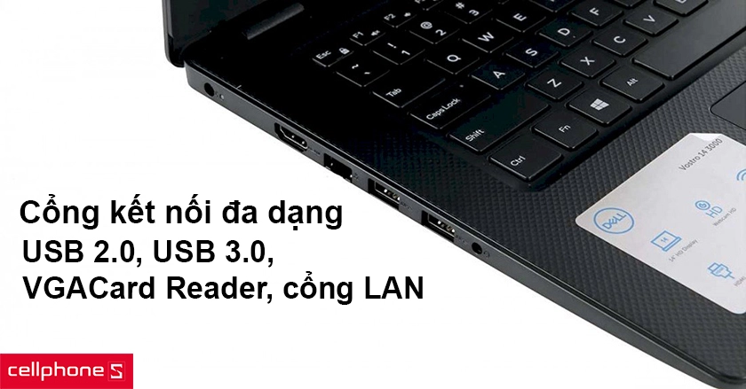 cổng kết nối đa dạng