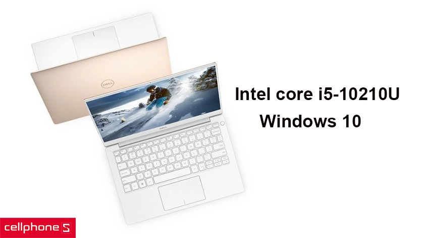 Bộ xử lí Intel core i5-10210U thế hệ thứ 10 mang đến hiệu suất mạnh mẽ cùng hệ điều hành Window 10