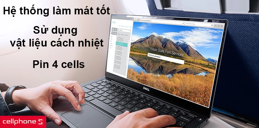Pin 4 cells cho thời lượng sử dụng cao, hệ thống làm mát bằng vật liệu cách nhiệt