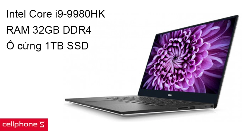 Sức mạnh ấn tượng từ bộ xử lý Intel Core i9-9980HK mới nhất, RAM 32GB DDR4 và ổ cứng 1TB M.2 PClE NVMe SSD cho hiệu suất vượt trội