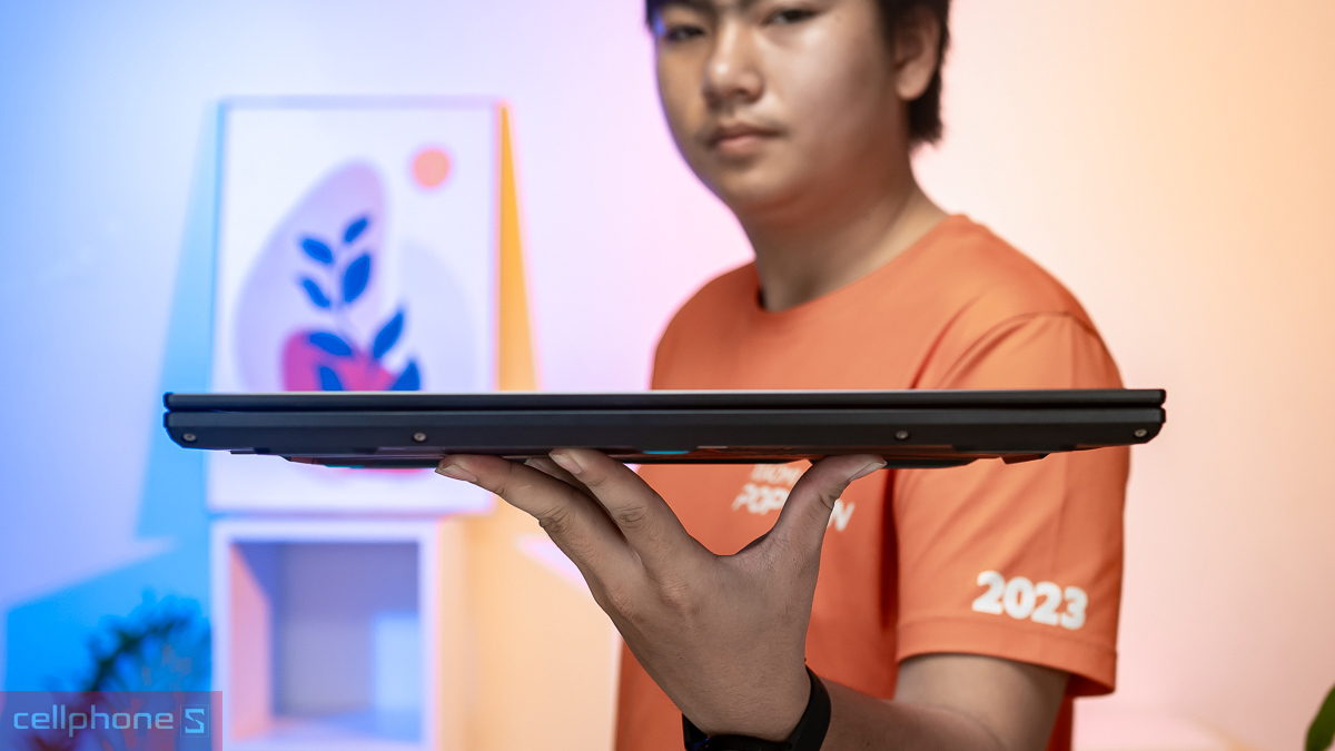 Gigabyte A16 có kiểu dáng tổng thể mỏng nhẹ