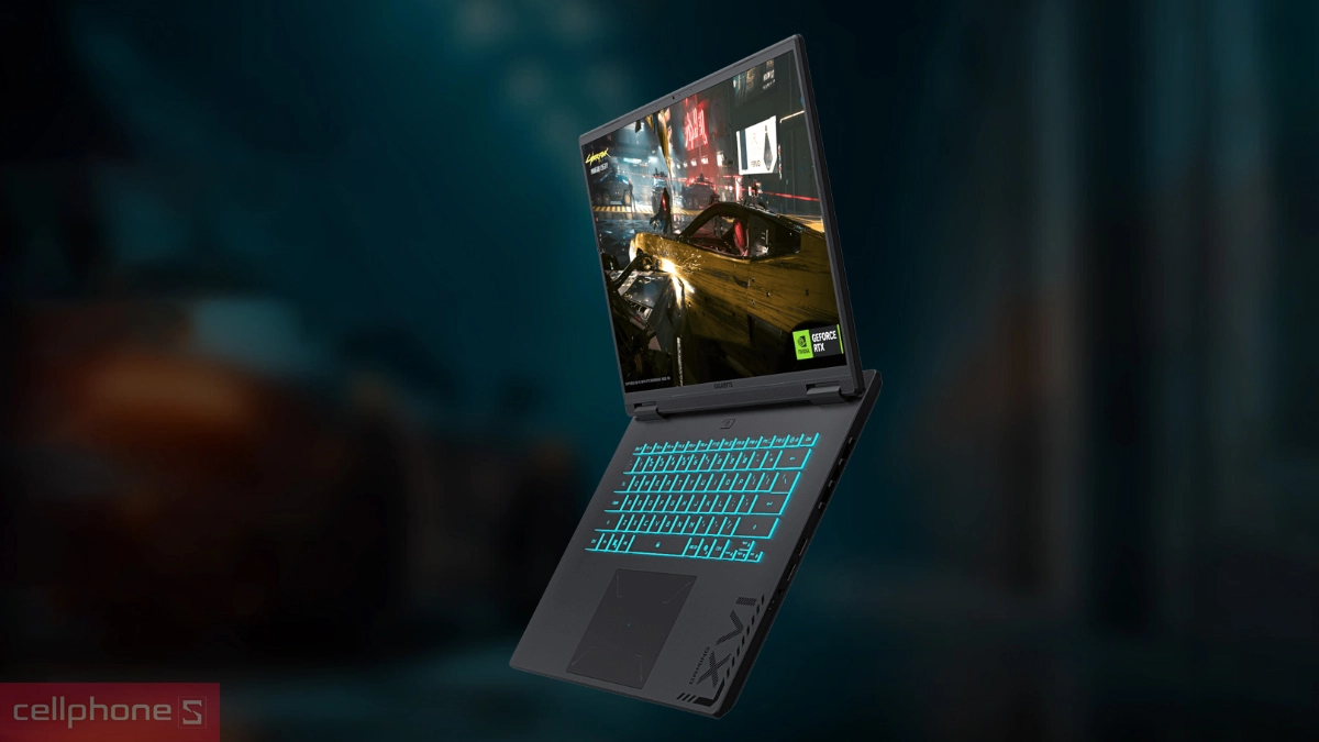 Bộ nhớ RAM, ổ cứng của laptop Gigabyte Gaming A16 GA6H-CMHI2VN893SH