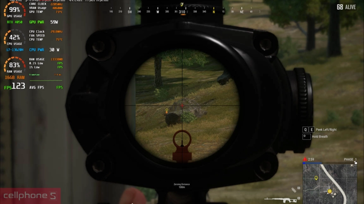 Bộ nhớ RAM, ổ cứng của laptop Gigabyte Gaming A16 GA6H-CMHI2VN893SH