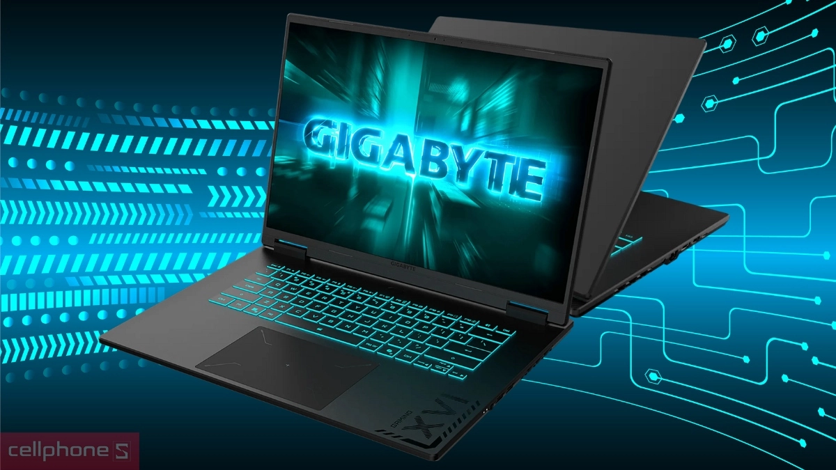 Pin, cổng kết nôi của laptop Gigabyte Gaming A16 GA6H-CTHI3VN893SH