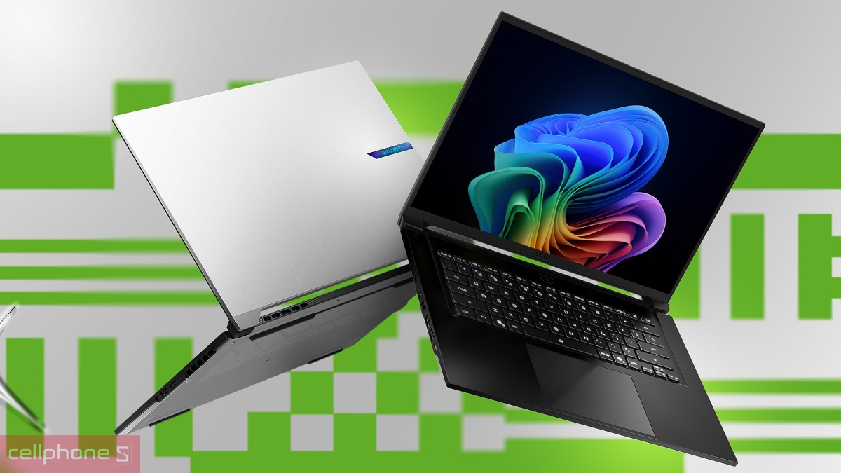 Laptop Gigabyte Aero tích hợp Thunderbolt 4 hỗ trợ kết nối thiết bị ngoại vi
