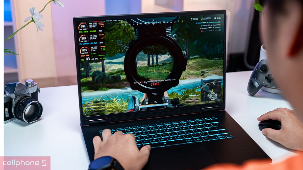 Màn hình laptop Gigabyte Gaming A16 GA6H-CVHI3VN893SH