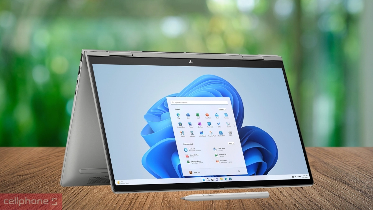 Xoay gập 360 độ HP Envy X360