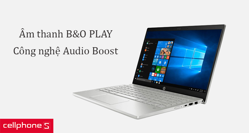 Tích hợp nhiều cổng kết nối, âm thanh sống động với B&O PLAY cùng công nghệ Audio Boost