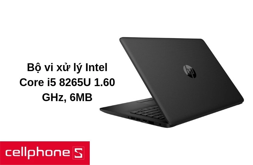 HP Pavilion 14-ce2039TU cùng bộ vi xử lý Intel Core i5 8265U 1.60 GHz