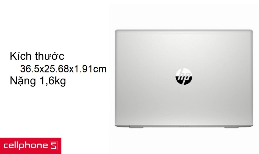 Máy có kích thước 36.5 x 25.68 x 1.91 và nặng 1,9 kg