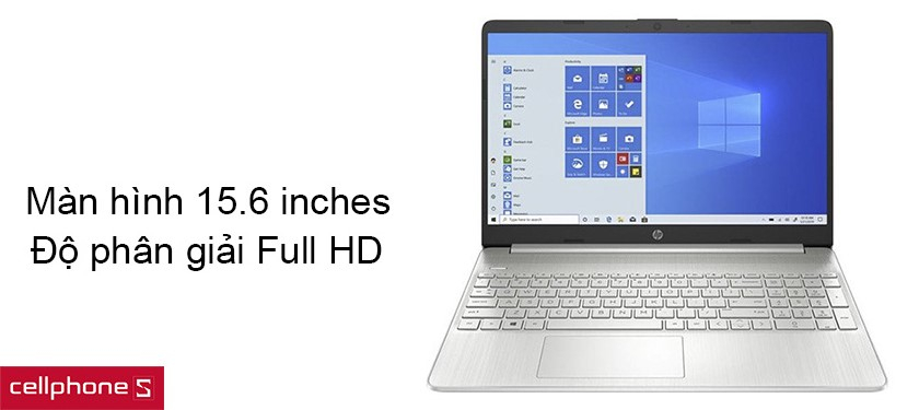 Kích thước màn hình 15,6 inches và độ phân giải Full HD