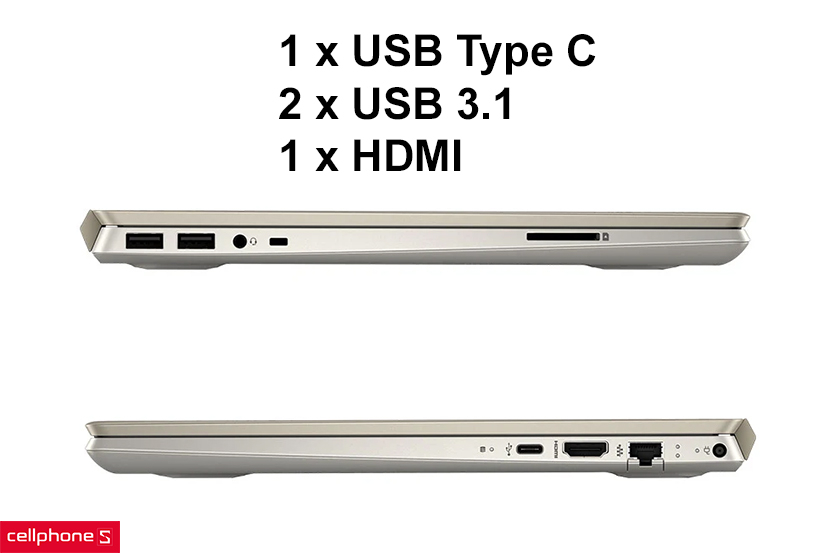 trang bị nhiều cổng kết nối cao cấp