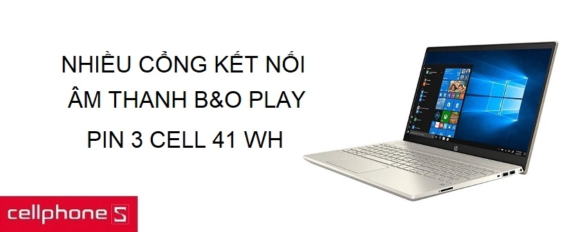 Tích hợp nhiều cổng kết nối, âm thanh sống động với B&O PLAY cùng công nghệ Audio Boost