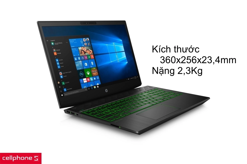 Thiết kế gọn nhẹ, chỉ mỏng 25,4mm và nặng 2,3kg