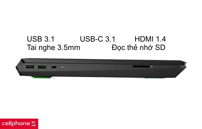 đầy đủ các cổng kết nối