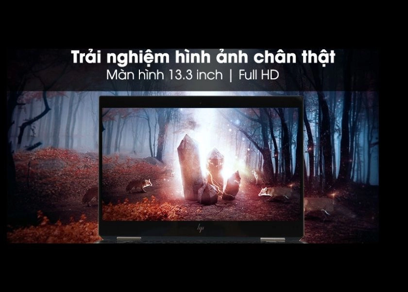 Trải nghiệm hình ảnh tuyệt hảo với màn hình viền siêu mỏng 13.3 inch, độ phân giải Full HD