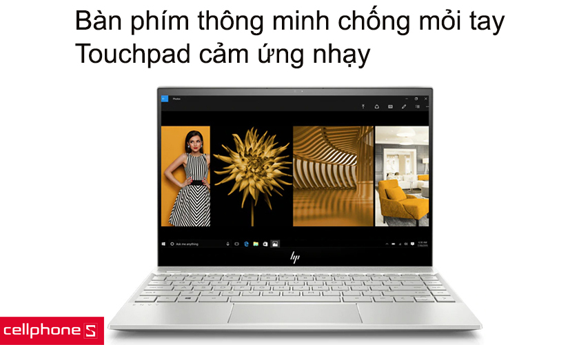 Bàn phím thông minh chống mỏi tay, touchpad cảm ứng nhạy