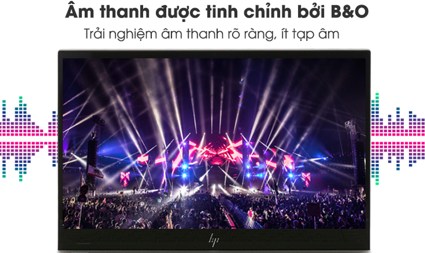 Công nghệ âm thanh B&O thể hiện chất âm to, rõ ràng