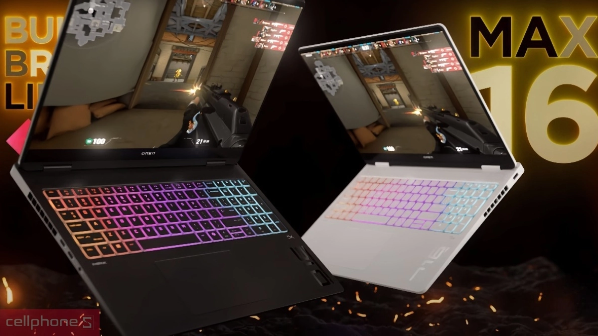 Cổng kết nối laptop HP Omen 16