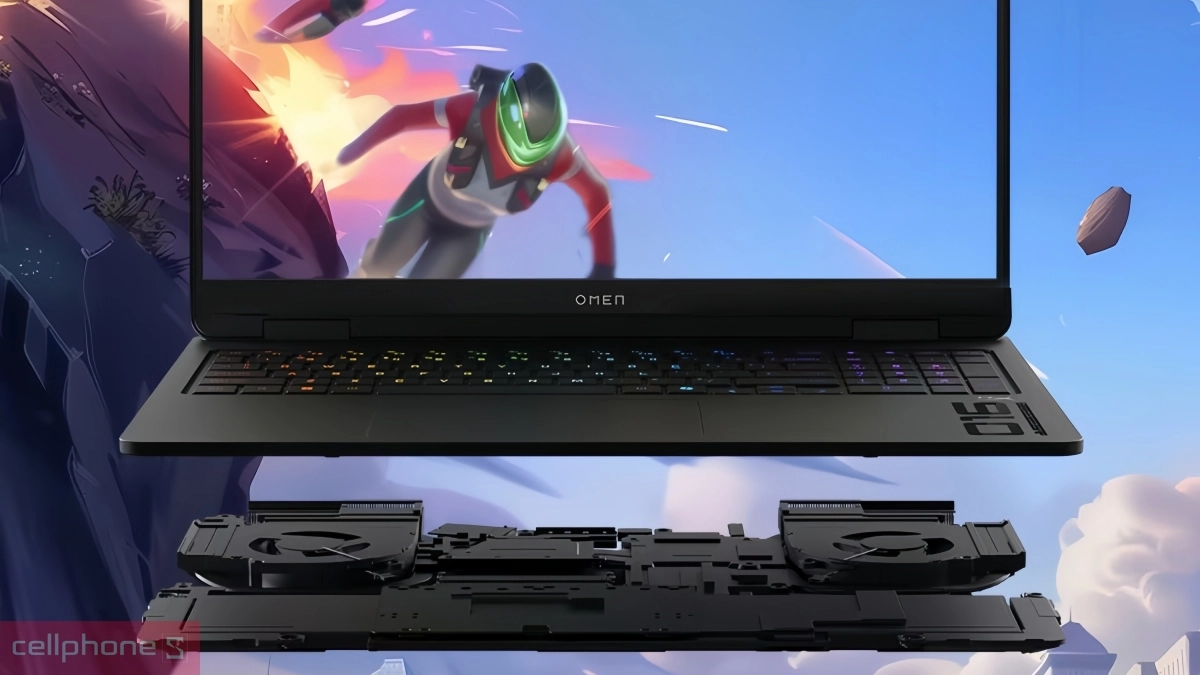 Tản nhiệt laptop HP Omen 16