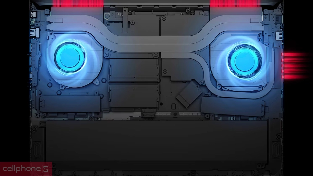 HP Omen được trang bị công nghệ tản nhiệt OMEN Tempest Cooling