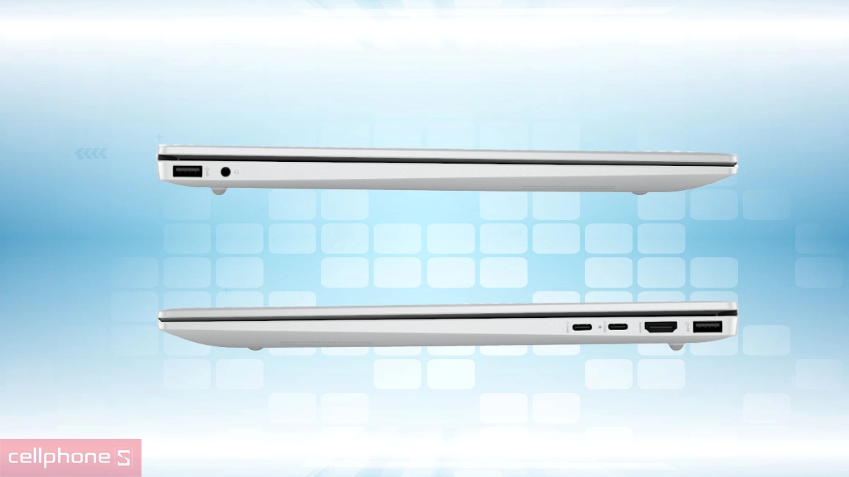 Cổng kết nối trên laptop HP Omnibook 5 16-AG1069AU BZ7T1PA Ryzen AI 5 