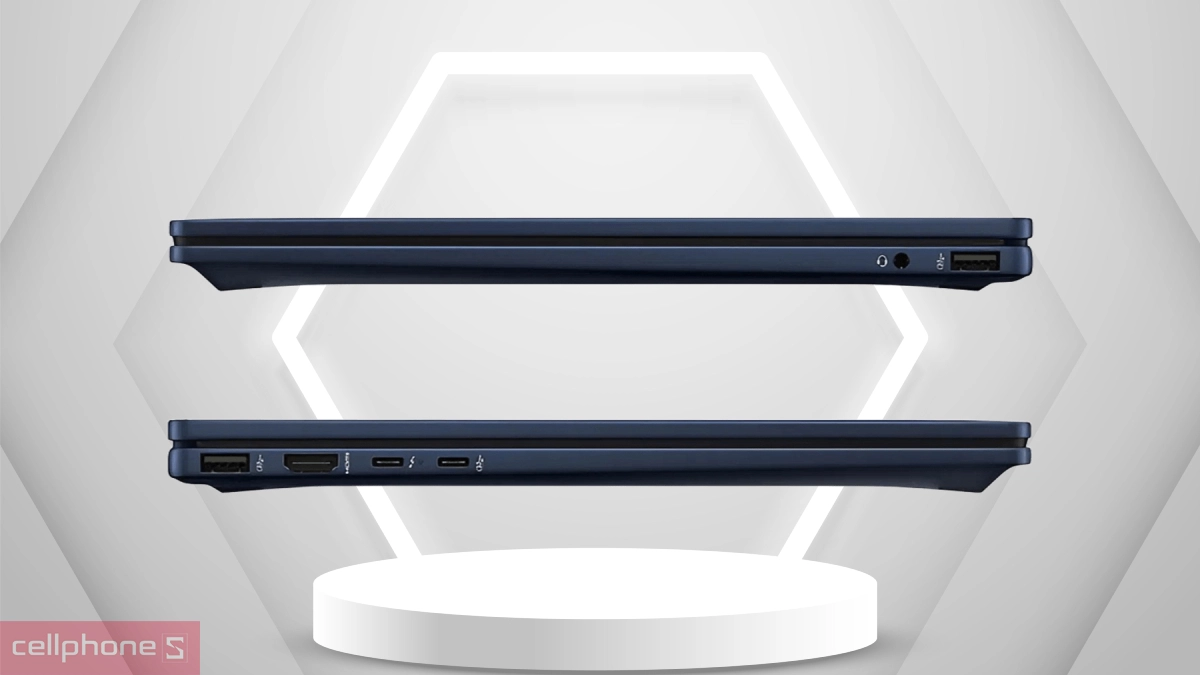 Cổng kết nối Laptop HP Omnibook X Flip 14-FM0088TU BZ7Q2PA