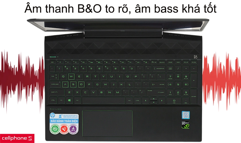 Âm thanh B&O to rõ