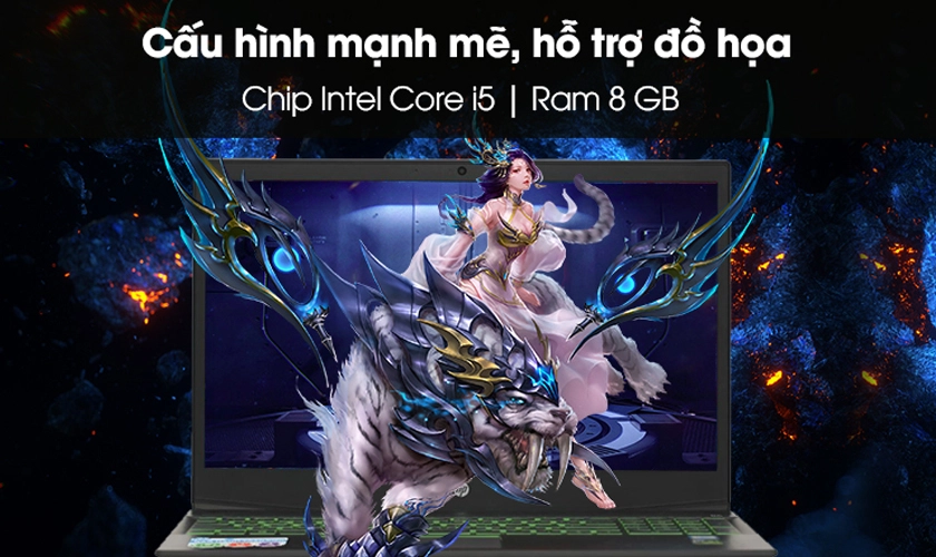 Ổ cứng 1TB HDD + 128GB SSD, Intel Core i5-9300H