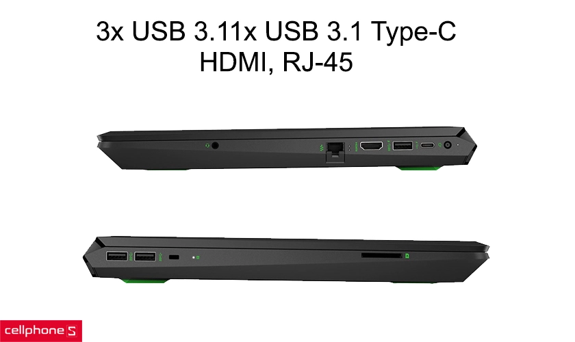 trang bị các cổng kết nối đầy đủ