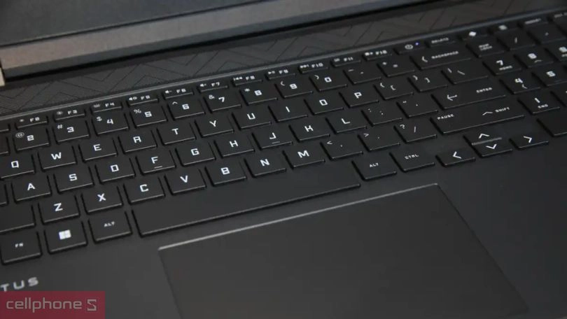 Bàn phím laptop HP Victus 15 có độ phản hồi cao Bàn phím HP Victus 15