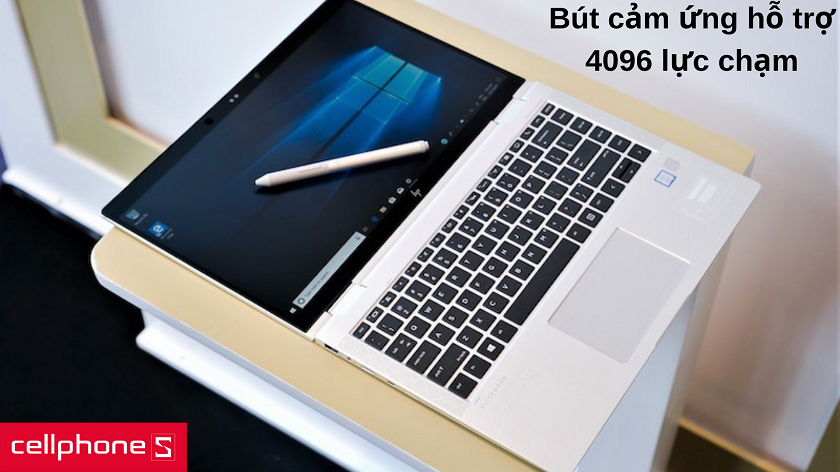 Bút cảm ứng nhận diện 4096 lực chạm, bàn phím chuẩn xác và Touchpad êm nhạy