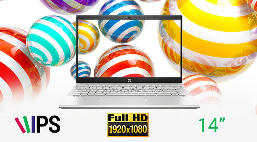 Kích thước nhỏ gọn, thiết kế mỏng, màn hình 14 inch độ phân giải 1080 x 1920 pixels