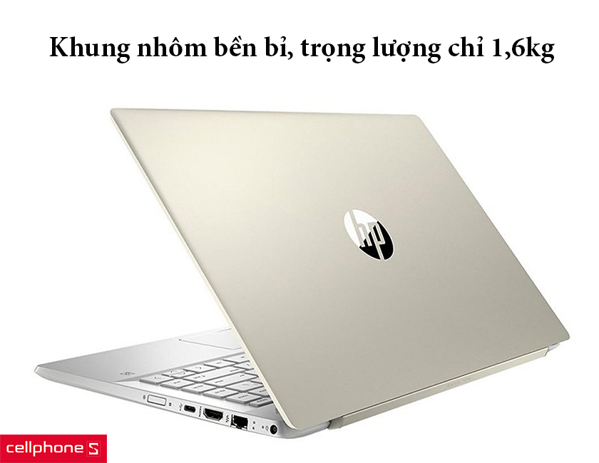 Khung nhôm bền bỉ, trọng lượng chỉ 1,6kg