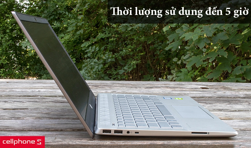 Thời lượng pin 5 giờ,