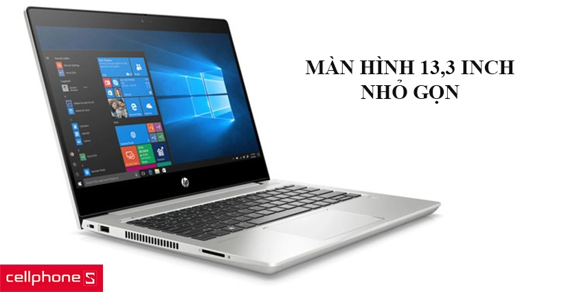 Màn hình 13,3 inch nhỏ gọn, chi tiết rõ ràng
