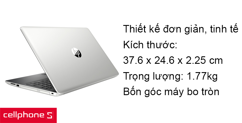 Thiết kế đơn giản, tinh tế với bộ khung chắc chắn và các góc cạnh được bo tròn nhẹ