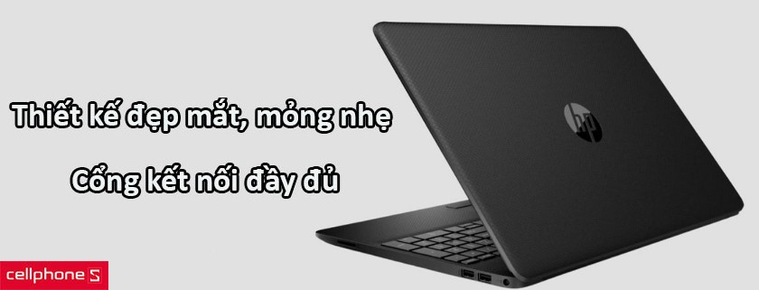 Thiết kế đẹp mắt, mỏng nhẹ với hệ thống cổng kết nối đầy đủ, tiện dụng