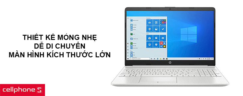 Thiết kế mỏng nhẹ, dễ di chuyển cùng màn hình kích thước lớn