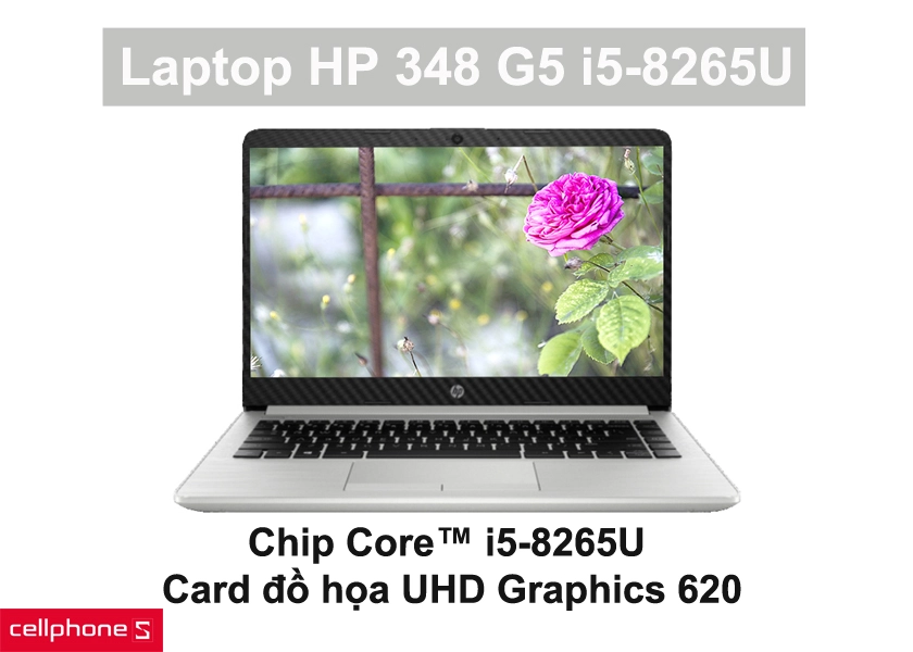 Hiệu suất công việc được đảm bảo hiệu quả với chip i5-8265U cùng thời lượng pin dài