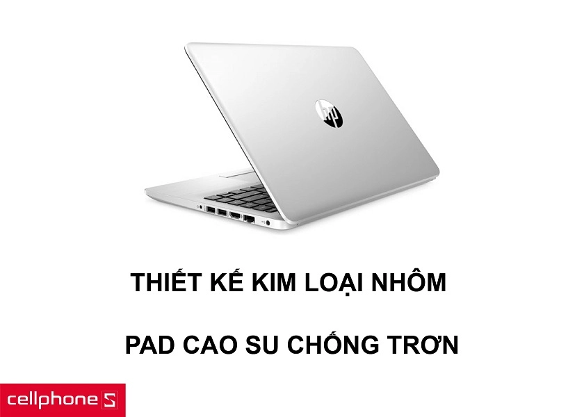 Thiết kim loại cao cấp, sang trọng cùng các pad cao su hỗ trợ bám đế chống trượt