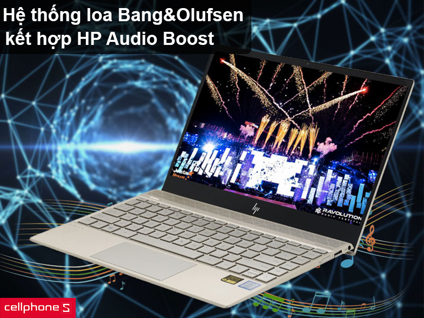hệ thống loa Bang&Olufsen kết hợp HP Audio Boost