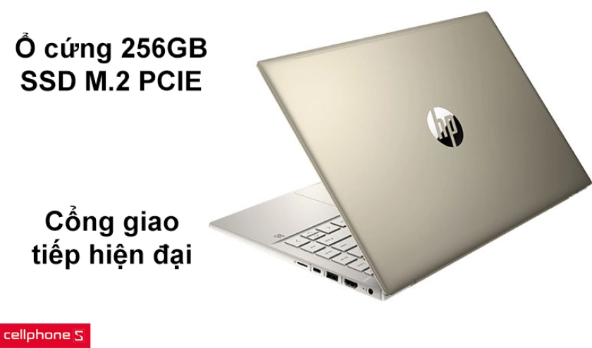 Ổ cứng 256GB SSD M.2 PCIE, cổng giao tiếp hiện đại