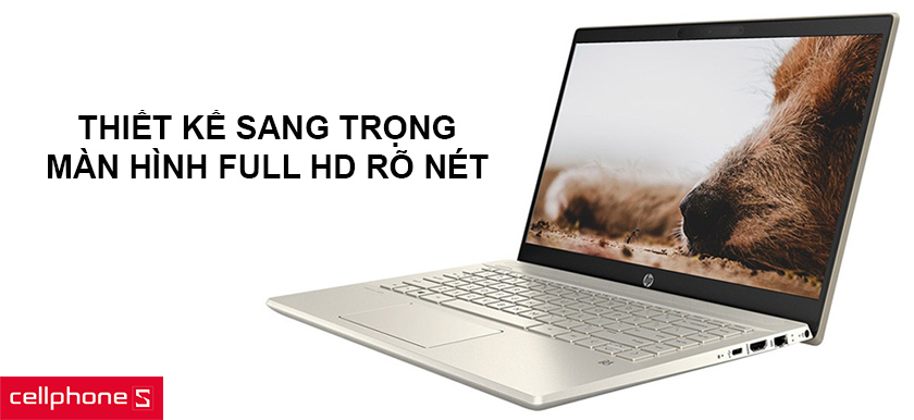 Thiết kế với gam màu vàng sang trọng, cùng màn hình Full HD rõ nét