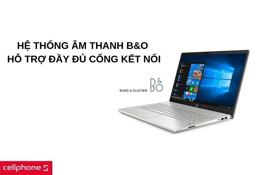 Hệ thống âm thanh B&O cho âm thanh chất lượng, hỗ trợ đầy đủ cổng kết nối