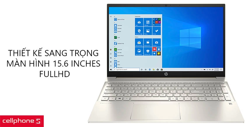 Thiết kế sang trọng, màn hình 15.6 inches, FullHD