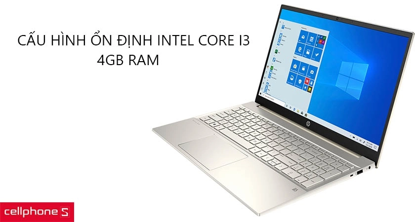Cấu hình ổn định Intel Core i3, 4GB RAM, 256GB SSD