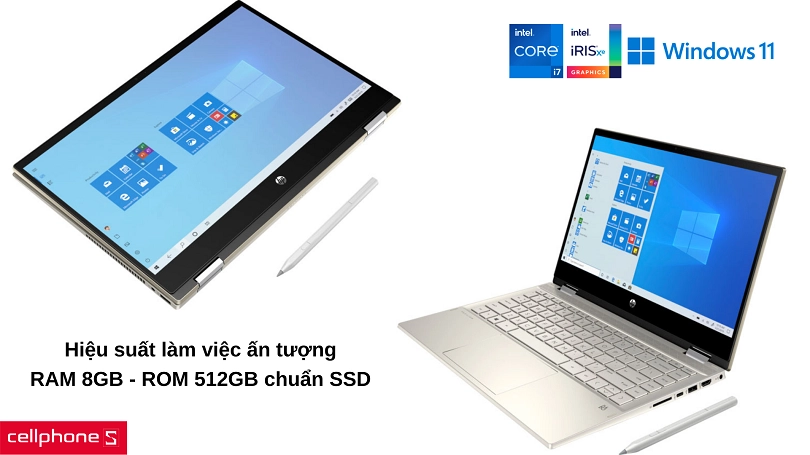 Hiệu suất ấn tượng với Intel Core đời 11 và Windows 11