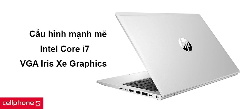 Cấu hình mạnh mẽ: Intel Core i7, VGA Iris Xe Graphics, 8 GB RAM